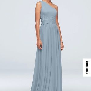 David’s Bridal - Bridesmaid Dress - Dusty Blue